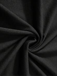 Camiseta Casual para Hombre con Logo de Capitol Records - Cuello Redondo, Ajuste Regular, Ligera Elasticidad, Tejido de Punto, 180g/m² - Camiseta de Color Sólido de Verano para Adultos - Negro - Ver 7