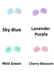 1/5/10/20Pcs Random Color Colored Key Caps Covers Soft Rubber Key Identifiers Protector Organizer Labels Silencer Key Toppers Key Accessories