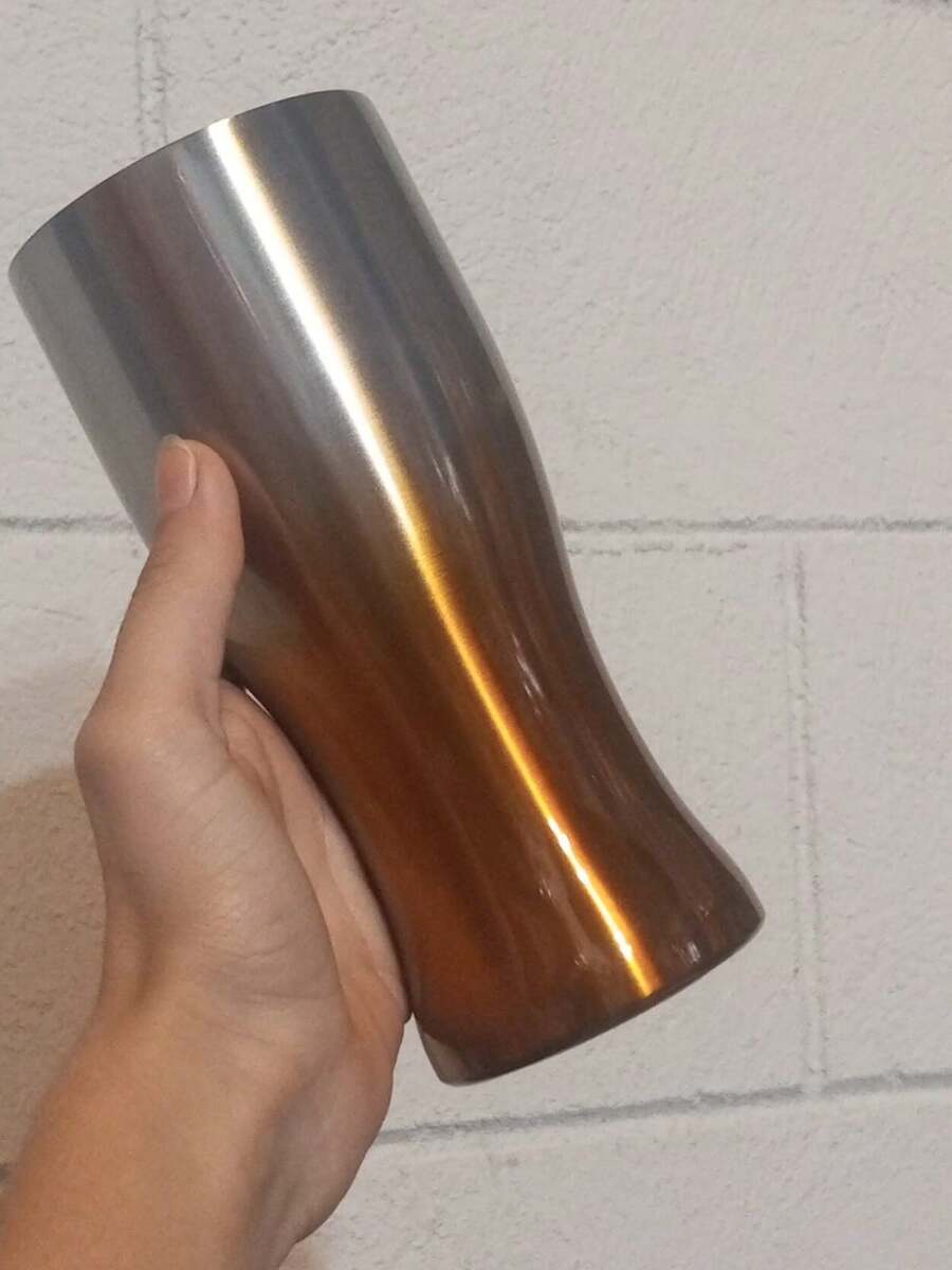 Happy Hour Pilsner Thermal Cup 444 Ml - Inox/Laranja - View 1