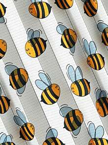 1 件条纹折叠门帘，无需钻孔，清新简约日式窗帘，适用于厨房、走廊、浴室、卧室，可悬挂窗帘杆 - 彩色 - 查看 6