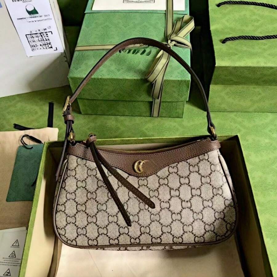 Women Shoulder Bags - 棕色 - 查看 1