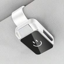 Car Glasses Holder Clip - Durable ABS Resin, Easy Installation For All Vehicle Models, Keeps Fashion Glasses Secure & Visible On Sun Visor, Fashion Glass Holder For Car