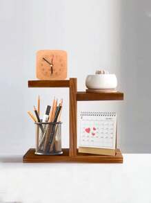 1 Peça Prateleira de Madeira Flutuante para Janela/Sacada Multiníveis para Plantas Suculentas, Estante Decorativa de Armazenamento para Decoração de Mesa da Sala de Estar Interna e Decoração Externa