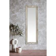 Decorate The Antique White Dressing Mirror With Beveled Glass - 1 - View 6