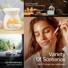 1 Stück Aromatherapie Luftbefeuchter Ätherisches Öl für Diffuser, Diffuser, Diffuser Stein, Diffuser Luftbefeuchter, Auto, geeignet für Zuhause, Wohnzimmer, Schlafzimmer, Badezimmer um Duft hinzuzufügen, Umgebung zu verbessern, Frischluft, Gerüche zu entfernen, Duft zu verstärken, Stimmung zu erleichtern, Stress zu reduzieren, Schlaf (60ml/1,0 fl.Oz)
