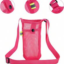 Water Bottle Holder Carrier With Adjustable Shoulder Strap - Beach & Sports Bottle Bag For Hiking, Gym, Camping, Walking, Travel