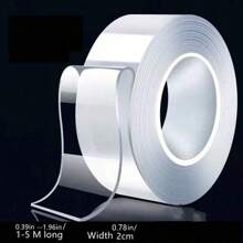 1pc/Double-Sided Tape Washable Seamless Transparent Double-Sided Sticker Magic Blanket Fixed Row Auxiliary Adhesive