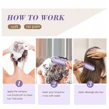 Hair Brush, Scalp Massager Comb, Detangling Brush - Glide Through Tangles With Ease - For Thinning ,Curly, Stright, Women, Men, Wet And Dry Hair - Multicolor - View 11