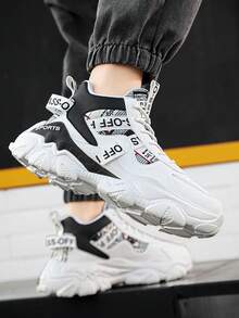 Men Sneakers - Black and White - View 2