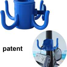 1pc 4-Claw Plastic Beach Umbrella Hook For Hanging Towels - Easy To Carry, Screw Fastening Design, Anti-Fall & Easy Installation, Ideal Beach & Camping Umbrella Accessory, Hat Accessories, Square Large Wicker Baskets Beach Hat Hooks, Beach Hook, Beach Theme Clothes Hooks, Beach Hanging Hook, Patio Umbrella Hooks Umbrella Hat