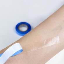 1 件装防水蕾丝前假发胶带蕾丝前假发胶强力双面胶带适用于接发材料胶带 - 無色 - 查看 9