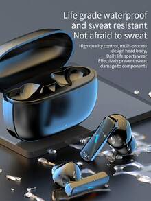 GENAI 蓝牙5.3真无线耳机 - 沉浸式音效、降噪功能、入耳式设计，适合日常使用、运动和旅行 - 彩色 - 查看 9