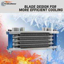 Motorcycle Oil Cooler Gy6 125cc 150cc Oil Cooler Motocross Radiator For Suzuki 125 Jog 70cc 90cc 110cc 140cc Horizontal Engine Modification, Motocross Modification , Motorbike, Motocross, Motorcycle Accessories, Pit Bike Accessories - one-size - View 1