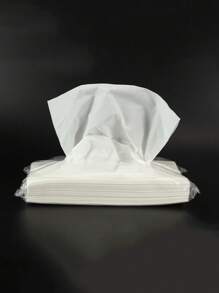 Pack large de 100 rouleaux de papier toilette 4/2, adapté à une utilisation domestique, hôtel, salon de mahjong, restaurant, maison d'hôtes. Emballage transparent.