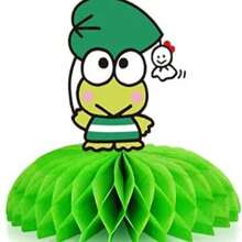 Sanrio قطعة واحدة من ديكور قرص العسل الجميل لحفلة عيد الميلاد على شكل قرطاطون، حامل عرض قرص عسل هالو كيتي