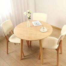 0.25mm Thick PVC Round Tablecloth, Transparent Round Table Cover Protector Mat, Waterproof Scratch-Resistant Heat-Resistant Tablecloth, Suitable For Home, Hotel, Dining Table, Coffee Table
