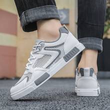 New Breathable Mesh Hollow Out Plus Size Men Shoes, Anti-Odor Cross-Border E-Commerce