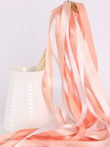 10/20Pcs Pink Fairy Wand Magic Sticks With Bells & Ribbons - Wedding Decorations, Party Supplies, Interactive Play, Perfect For Bridal Showers, Birthday Parties, Baby Showers, And Festive Celebrations Summer Gifts Beach Back To School School Supplies Room Decor