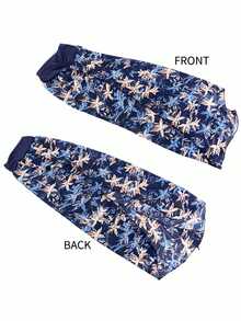 1 pieza Turbante de mujer, pañuelo para cáncer y quimioterapia, gorra con estampado de flores, cobertura para pérdida de cabello, pañuelo elástico, venda pre-atada, gorro para dormir - Multicolor - Ver 10