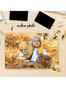 1PC, Custom Photos, Personalized Puzzles, 35-1000PC DIY Personalized Photos, Party Gifts, Anniversary Gifts, Teachers' Day Back-To-School Season, Graduation Season, Summer And Autumn Family And Friend Gifts, Room Decoration Items, Party Decorations, Wedding Decorations,Kids,Gala Night