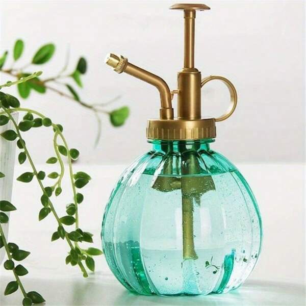 1pc Watering Bottle Pumpkin Spray Watering Bottle Spray Bottle Plant Watering Bottle Gardening Watering Bottle Tools, Household Potted Plant Watering Tools, Garden Outdoor Spray Bottle, Garden Watering Supplies