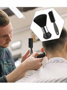 4件組專業理髮工具套組－理髮剪清潔刷、耐熱造型梳、男士尼龍鬃毛鬍鬚刷－沙龍級理髮配件套組，適合所有髮質，開學季、旅行與度假必備，亦適合女性使用 - 彩色 - 查看 6