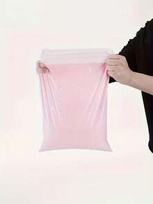 100pcs Pink Courier Bags, Thick Logistics Packaging Bags For Clothing, Sanitary Napkin Disposal, Versatile And Simple, Suitable For Transport And Mailing, - Multicolor - View 6