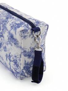 1pc Ditsy Floral Pattern Portable Diaper Bag, Can Be Hung On Baby Stroller - Multicolor - View 7