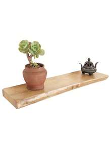 1 kệ gỗ treo tường nổi, thiết kế rộng cho nhà bếp, phòng khách hoặc trưng bày - Nhiều màu - Xem 6