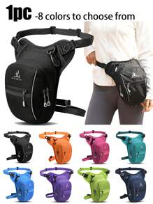 1 Stück modische Motorrad Beinschutz Tasche, tragbare und multifunktionale Beintasche, wasserdichte Oberschenkeltasche für Outdoor, Herren Beintasche, Fitness Training Hüfttasche, Damen Outdoor Oberschenkeltasche, Fitness Training Hüfttasche, multifunktionale Reit Bein Tasche, Motorrad Fahrrad Kuriertasche, mit abnehmbarem Beinriemen, geeignet für Wandern, Bergsteigen, Angeln, Radfahren, Camping, Reisen