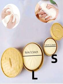 1/2pcs Dumpling Squishy Fidget Toy, Dumpling Stress Ball Steamed Stuffed Bun Squeezing Stress Relief Toy, Dough Balls Squishy Dumpling Fidget Sensory Decompression Toy White Squishy Bun Adult Gift