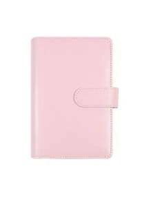 Loseblatt-PU-Notizbuch Reißverschlusstasche Bargeld Budget Aufbewahrungstasche