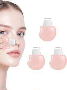 Stainless Face Spatula Skin Blackhead Scraper Remover Tool Pore Scraper Heart Face Scraper For Women Men Facial Deep Cleansing Tool