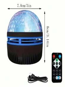 1 Proiettore di effetti di onde dell'oceano e galassia per sale da gioco, feste, proiettore di luci per camera da letto, proiettore di luci a LED per decorazioni per la casa