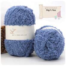 3 Stücke/Pack 50g/1,76oz Korallenfleece Garn Bälle für selbstgemachtes Stricken von Schals, Taschenmaterialien