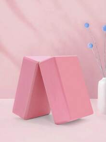 1pc High Density Yoga/Pilates Brick, Adult Exercise Dance Fitness Massage Yoga Block - Multicolor - View 3