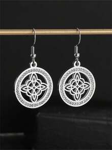 2 Stück neue Mode Irisch Keltischer Hexenknoten Ohrringe für Frauen, Hypoallergen, Lässig Charm Schmuck - Hexenknoten Ohrringe - Übersicht 12
