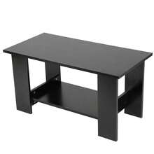 Multi Function Coffee Table Living Room Furniture Modern Design Livingroom Decor (Black) - Black - View 6