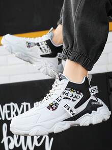 Men Sneakers - Black and White - View 3