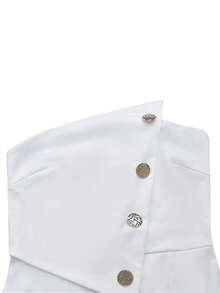 Fashion Women's Solid Color Sleeveless Black Elegant Jumpsuit New For Graduation, Dinner