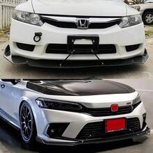 Glossy Black Front Bumper Lip Spoiler Splitter For GMC Terrain - Default - View 9