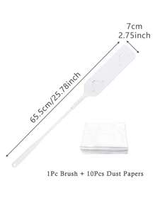 Practical Household Dust Cleaning Brush With 10 Pieces Non-Woven Cleaning Cloth Long Handle Dust Gap Brush For Home Cleaning Tool