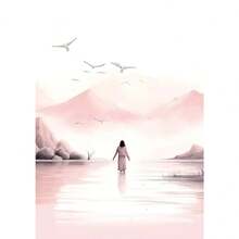 1pc Rellgion Jesus In Prayer Sheep Christian Child Bible Canvas Printing Wall Arts Picture For Living Room Decor Posters Optional Frame ,Wall Art With Frame - Multicolor - View 110