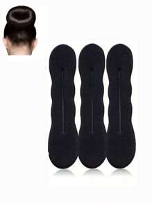 3 /6simple Bun Hair Plate Tools Korean Version Hair Accessories Sponge Double Hook Rod Upgrade Version Hair Plate,Valentine's Day Couple As Gift Hair Accessories Tool