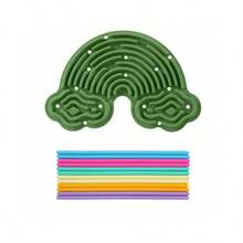 Placa de Atividade Sensorial, Brinquedos Fidget de Silicone para Silêncio, Ansiedade, TDAH e | Brinquedo Fidget Silencioso para Adultos - Multicolorido - Visão 14