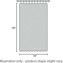 2025Hot-BONZER Waterproof Outdoor Curtains Patio, Premium Thick Privacy Weatherproof Grommet Outside Curtains Porch, Pergola, Cabana, 1 Panel, 54W X 84L Inch, - 藍綠色 - 查看 9