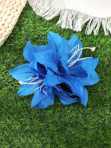 1pc Bohemian Style Artificial Flower Hair Clip Valentine's Day Valentines Claw Clips Hair Claws Hair Barrettes, Vacation Outfits Woman, Hair Accessories - Multicolor - View 23