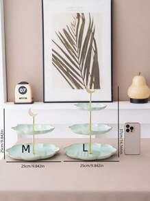 1 Stück mehrstöckige Kuchenplatte, Präsentationsständer für Desserts, Süßigkeiten, Party- und Hochzeitsdekoration