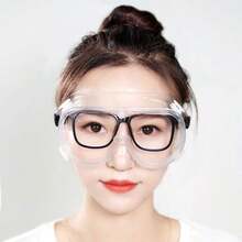 1pc Onion Chopping Goggles, Multi-Functional Protection Glasses, Anti-Oil Anti-Fog Anti-Grease Protective Eyewear For Cooking, Fishing, Can Be Worn With Prescription Glasses, Elastic Strap