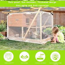 Pc Heavy-Duty Transparent Waterproof Tarp - UV & Scratch Resistant, Ideal For Greenhouses, Balconies & Outdoor Protection - White - View 8